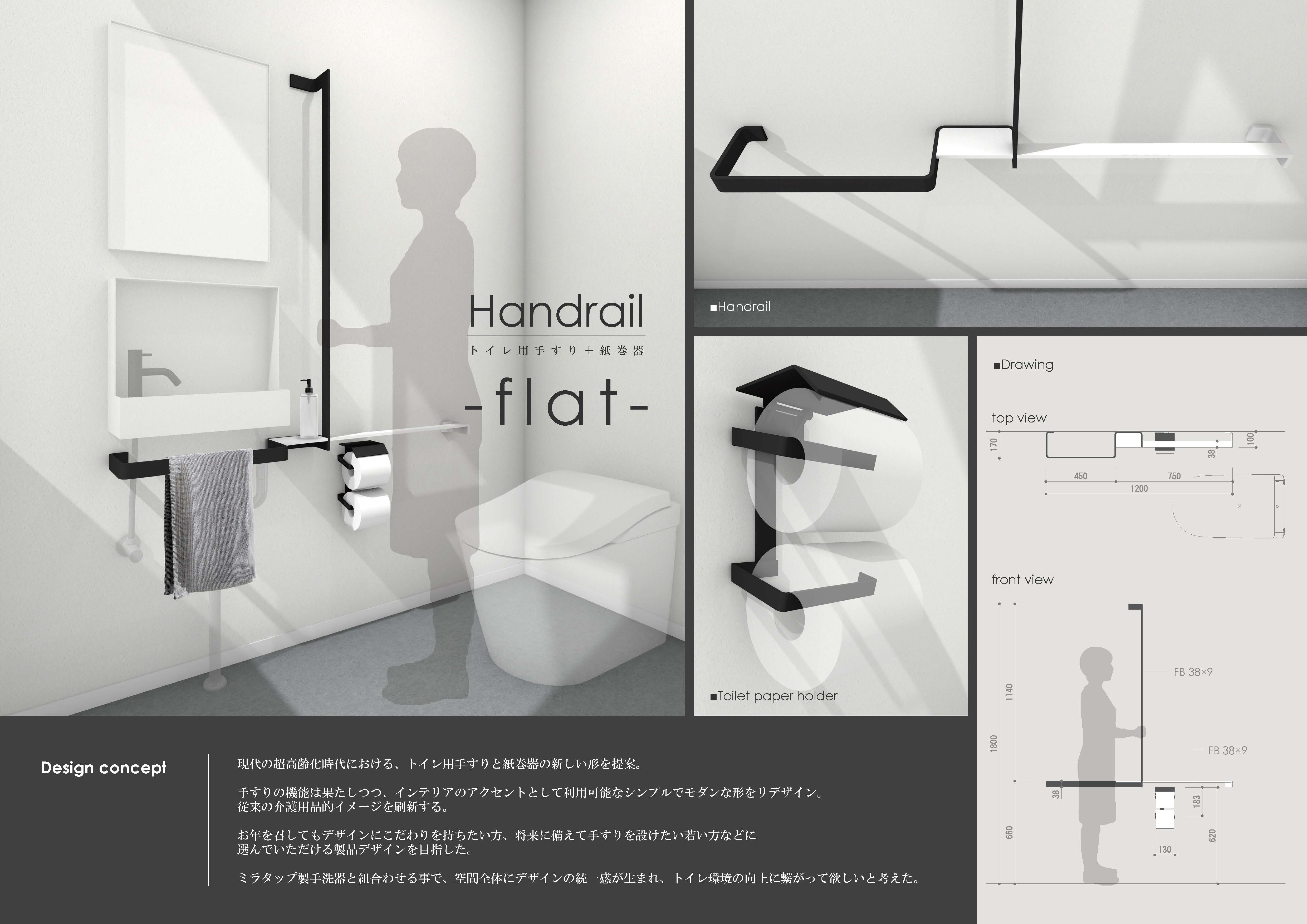 Handrail flat